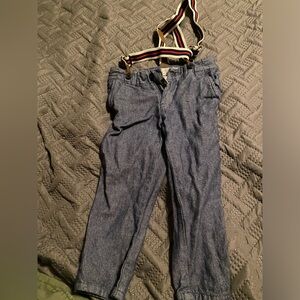 Suspenders with dress pants good for family pictures or formal events